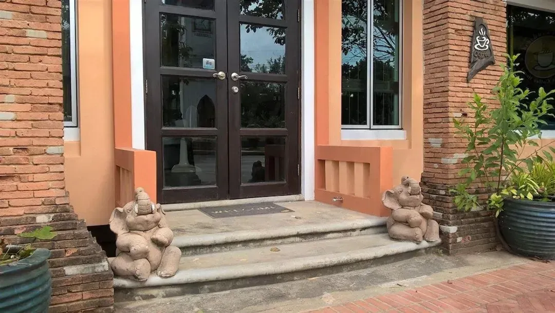 Interior entrance