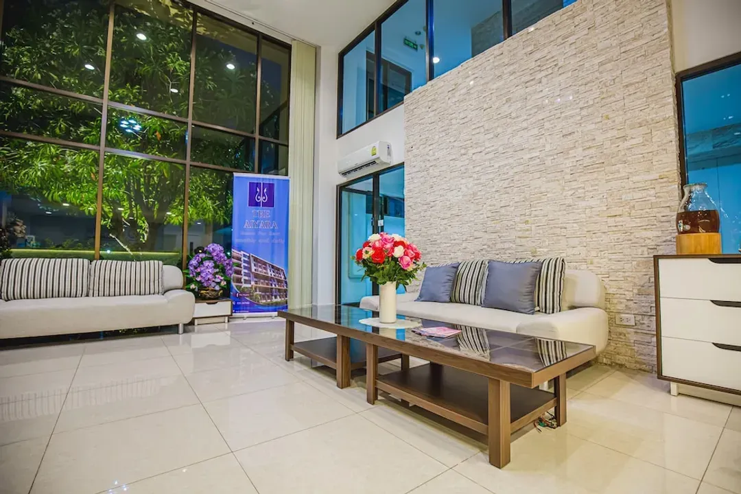 Lobby sitting area