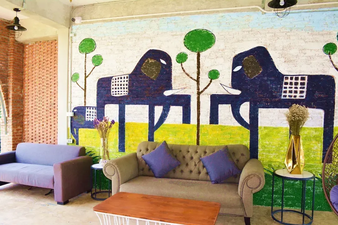 Lobby sitting area