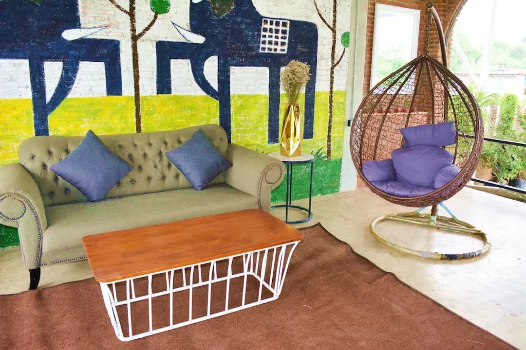 Lobby sitting area