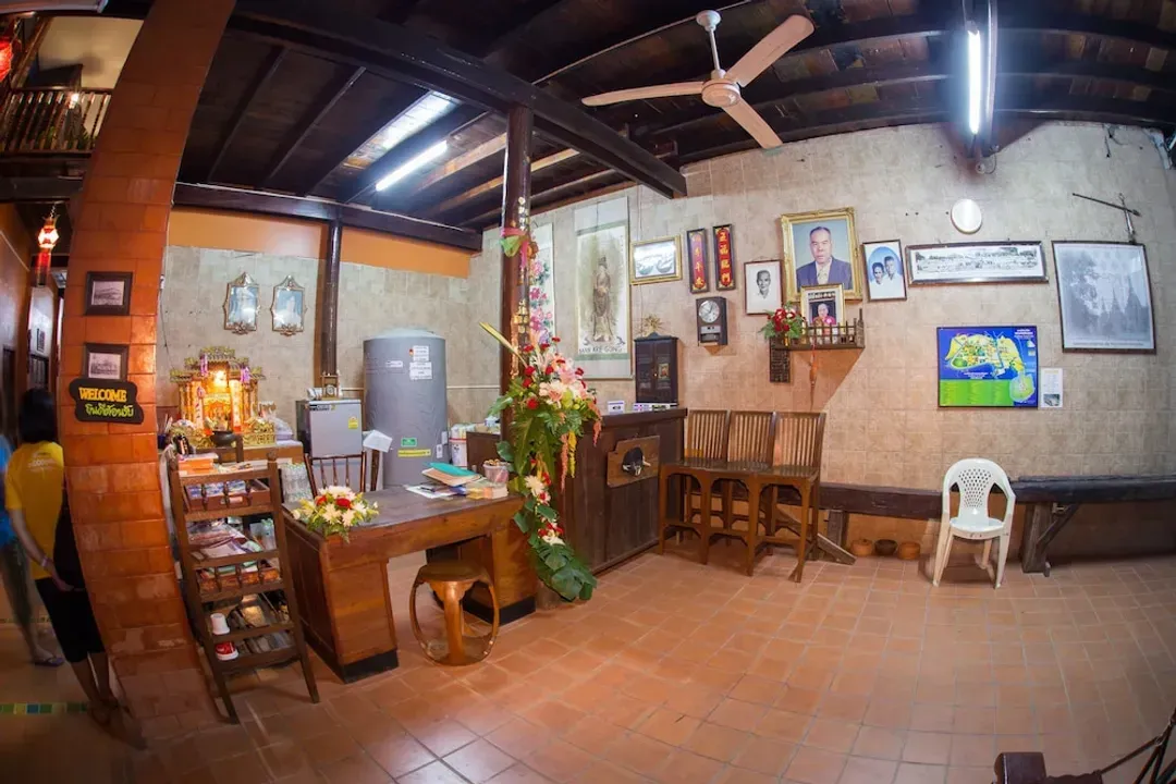 Interior entrance