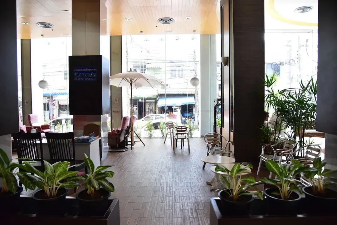 Lobby sitting area