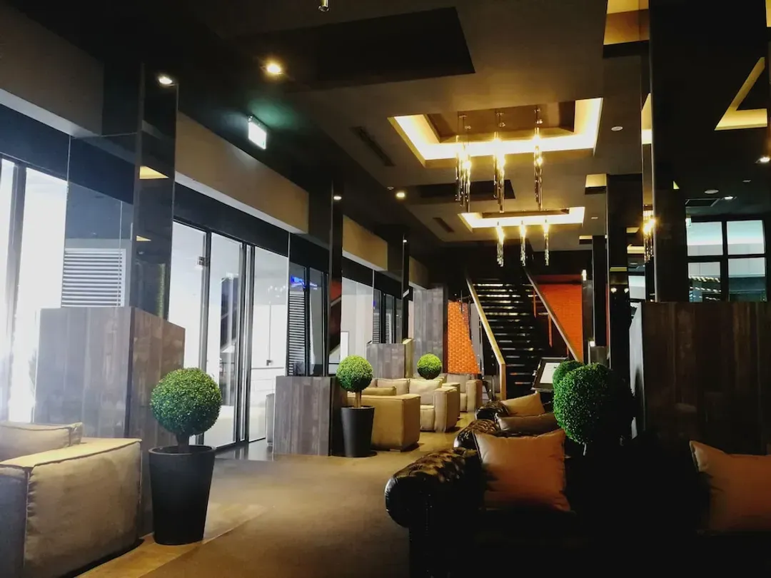 Interior entrance