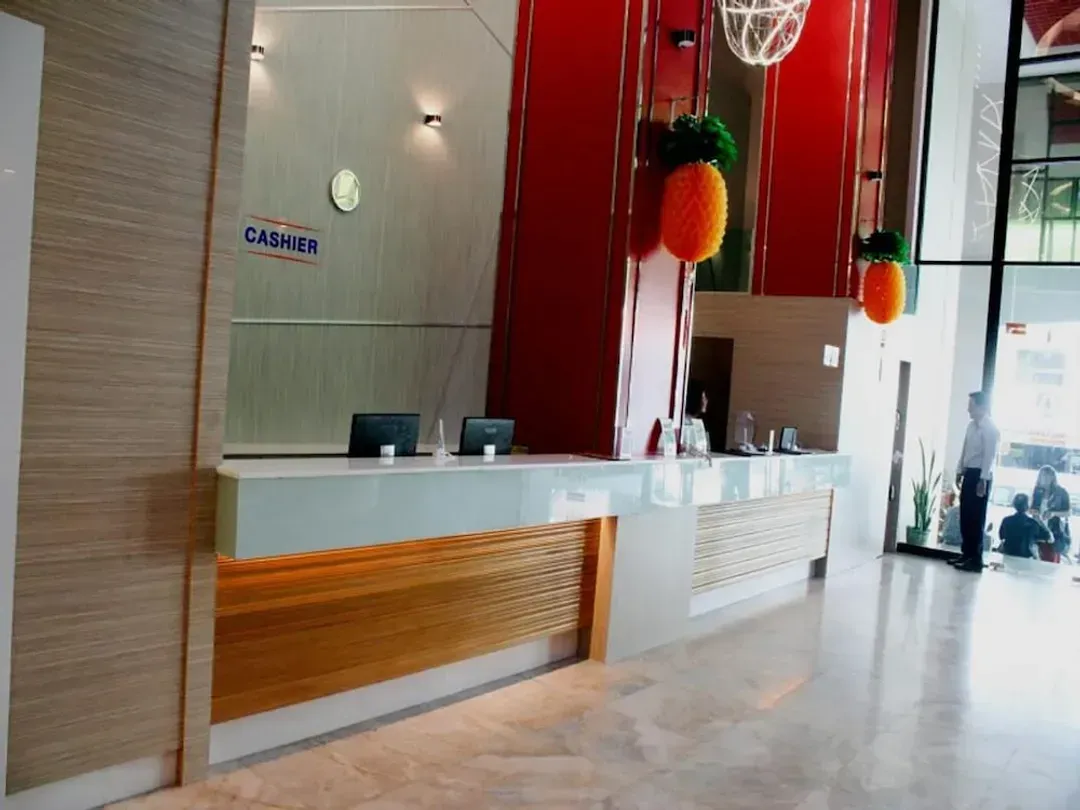 Interior entrance