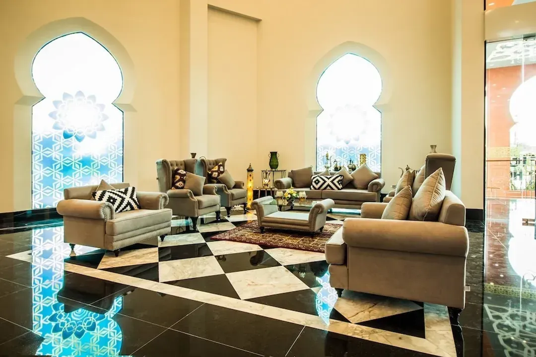 Lobby sitting area