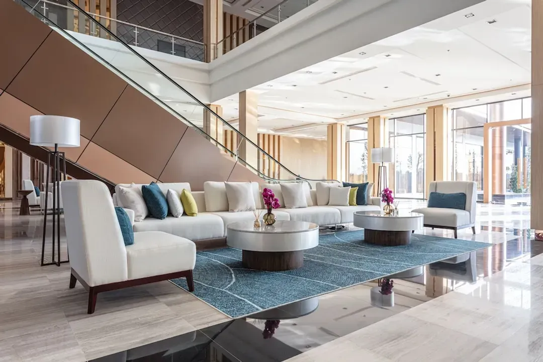 Lobby sitting area