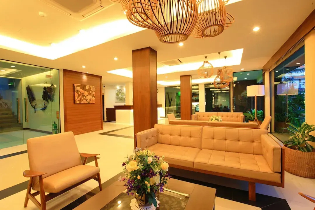 Lobby sitting area
