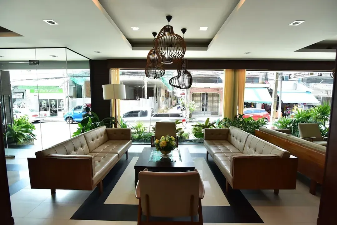 Lobby sitting area