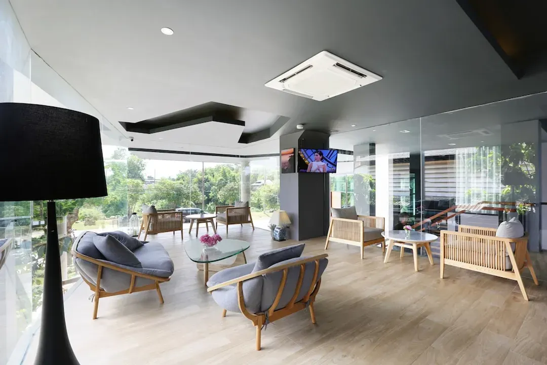 Lobby sitting area