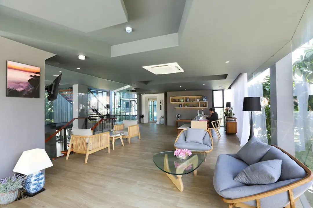 Lobby sitting area