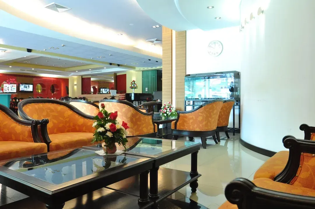 Lobby sitting area