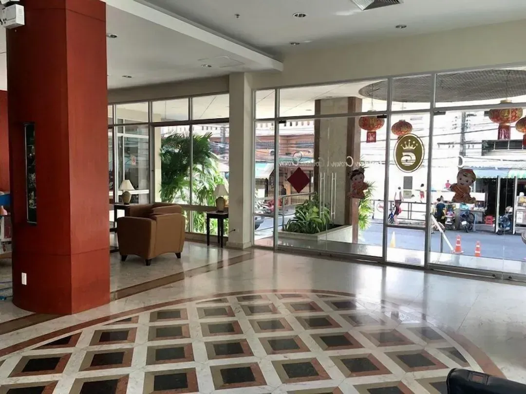 Interior entrance