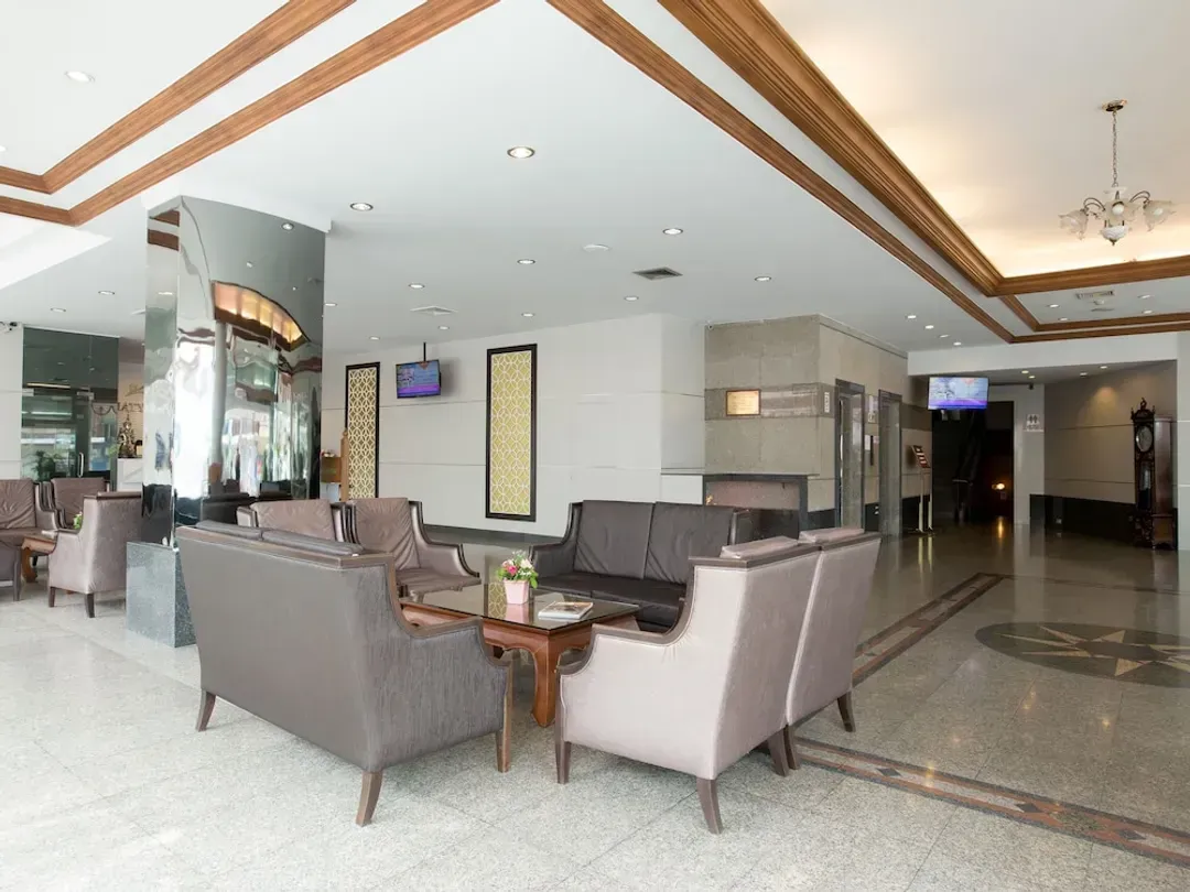 Lobby sitting area