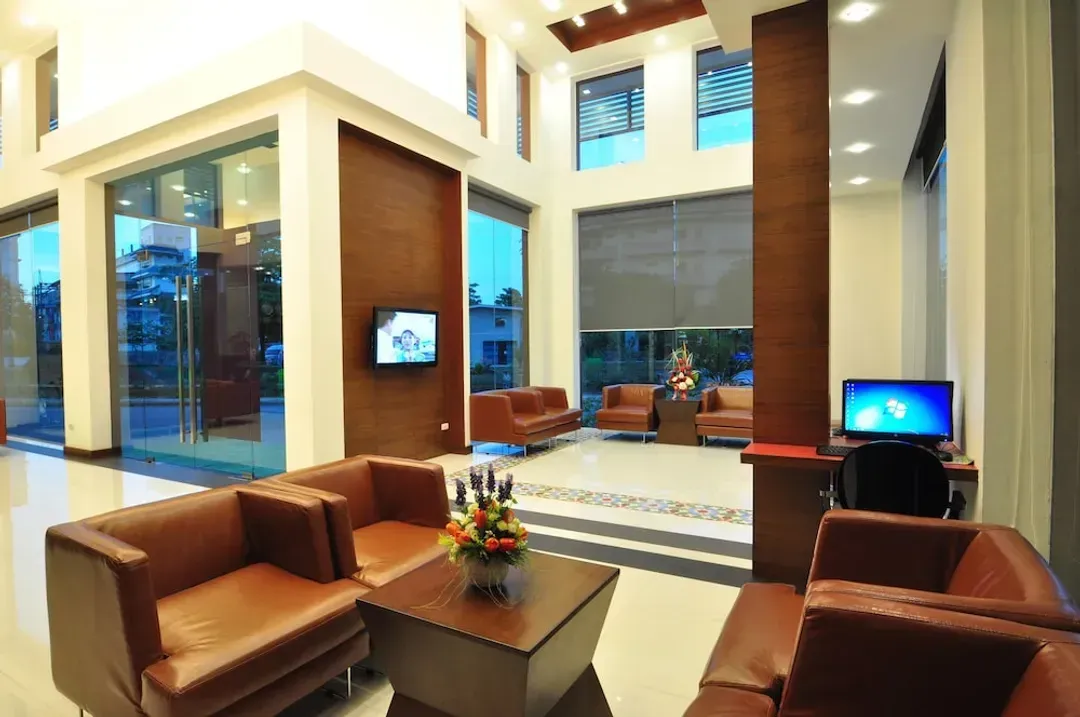 Lobby sitting area