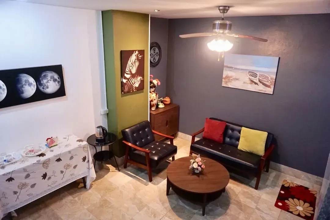 Lobby sitting area