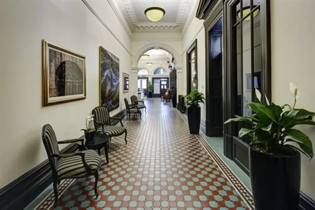 Lobby sitting area