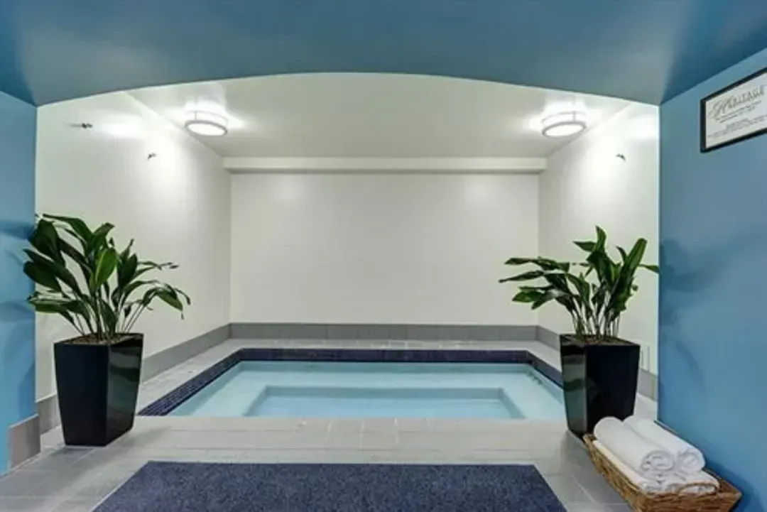 Indoor spa tub
