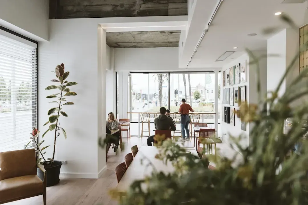 Interior entrance