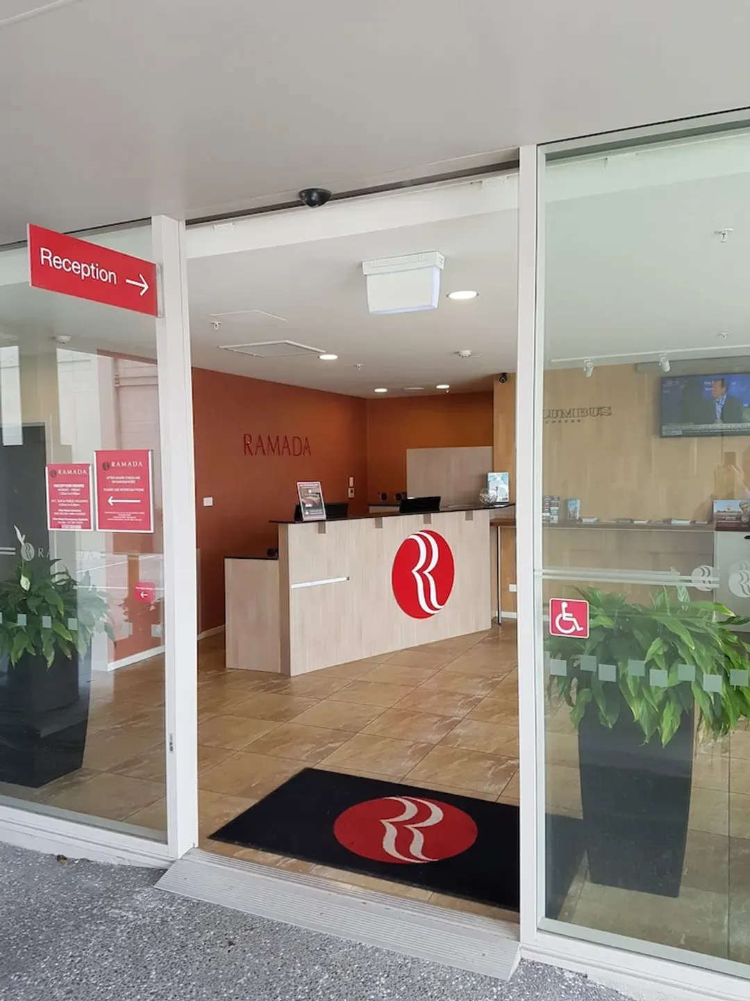 Interior entrance