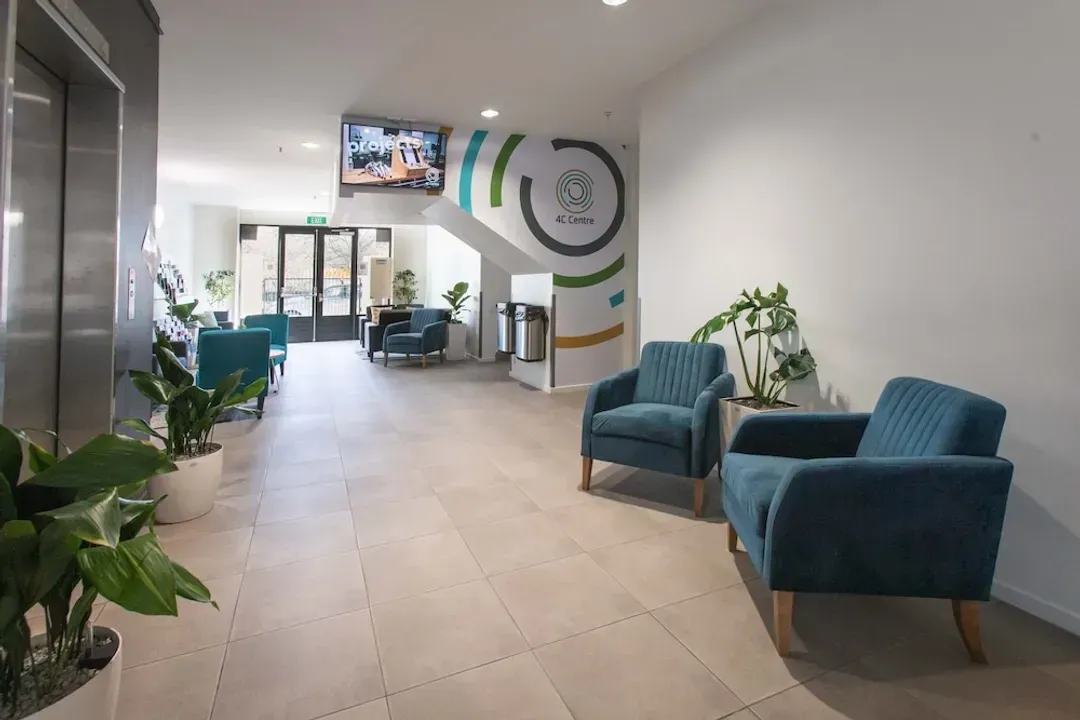 Lobby sitting area