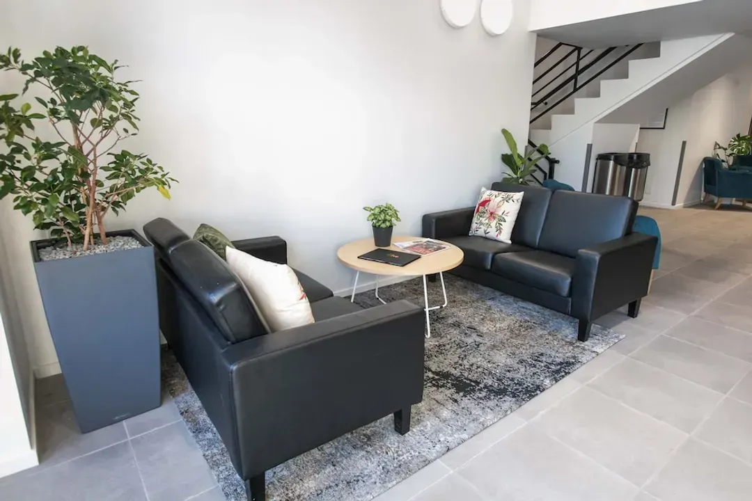 Lobby sitting area