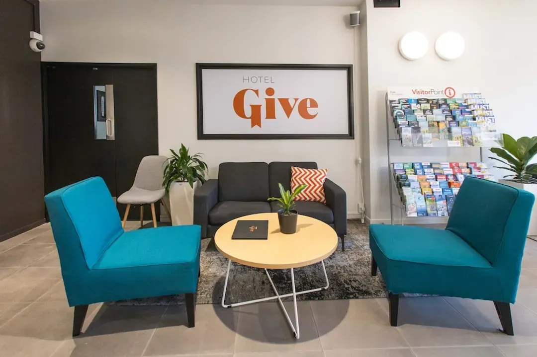 Lobby sitting area