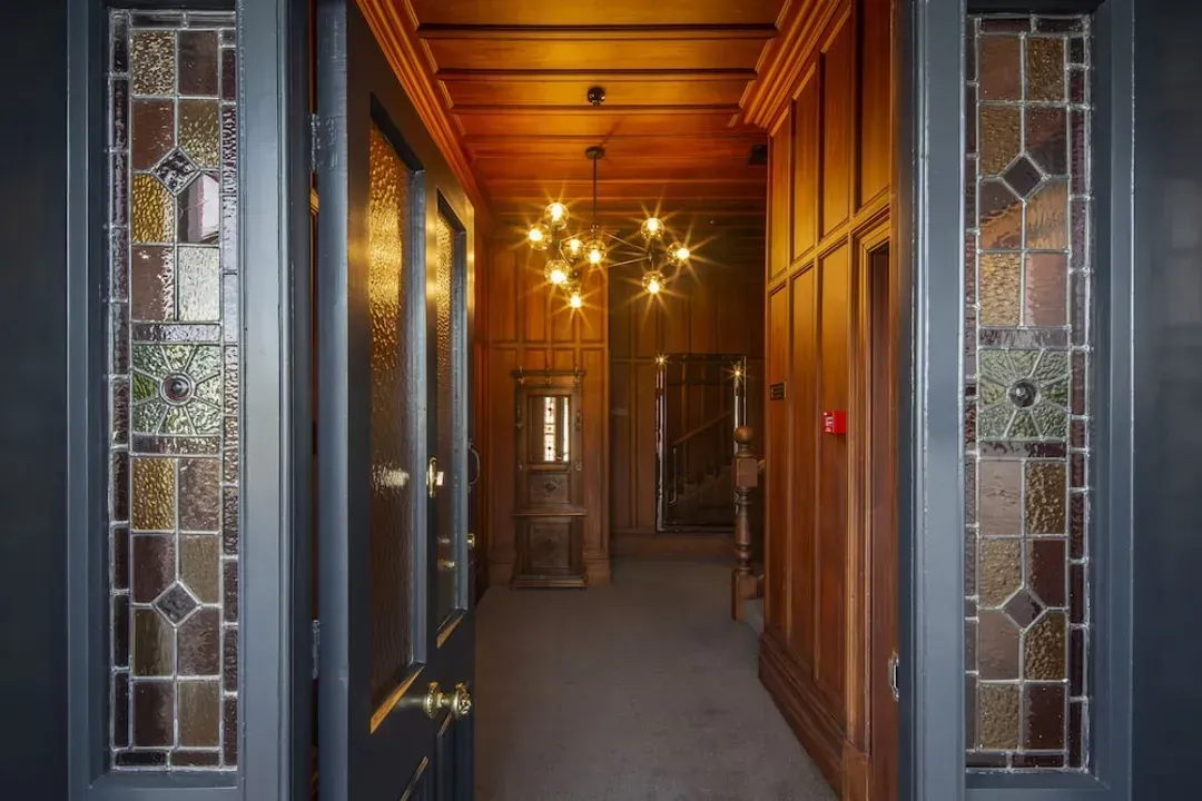 Interior entrance
