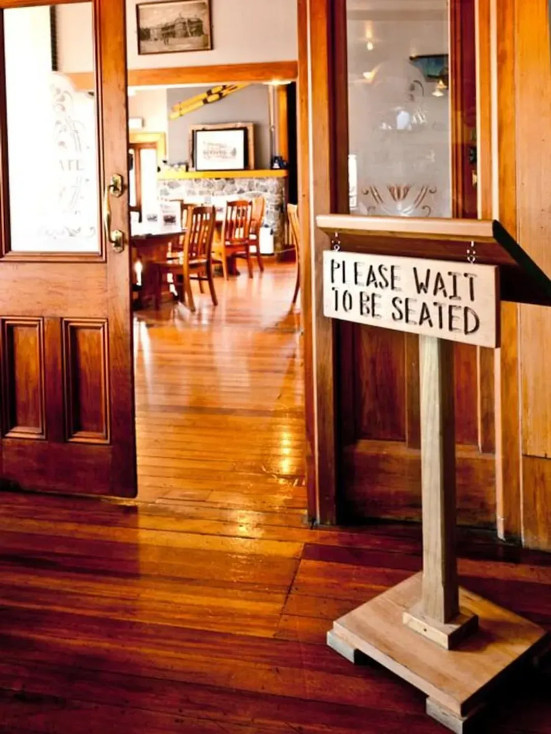 Interior entrance