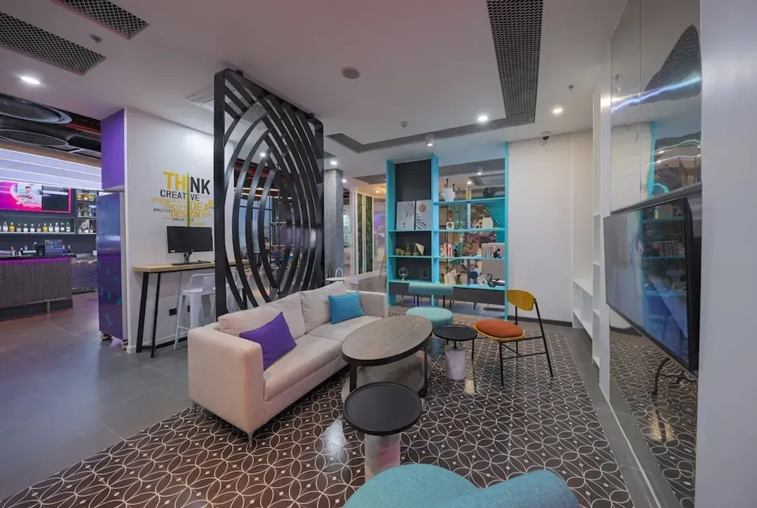Lobby sitting area