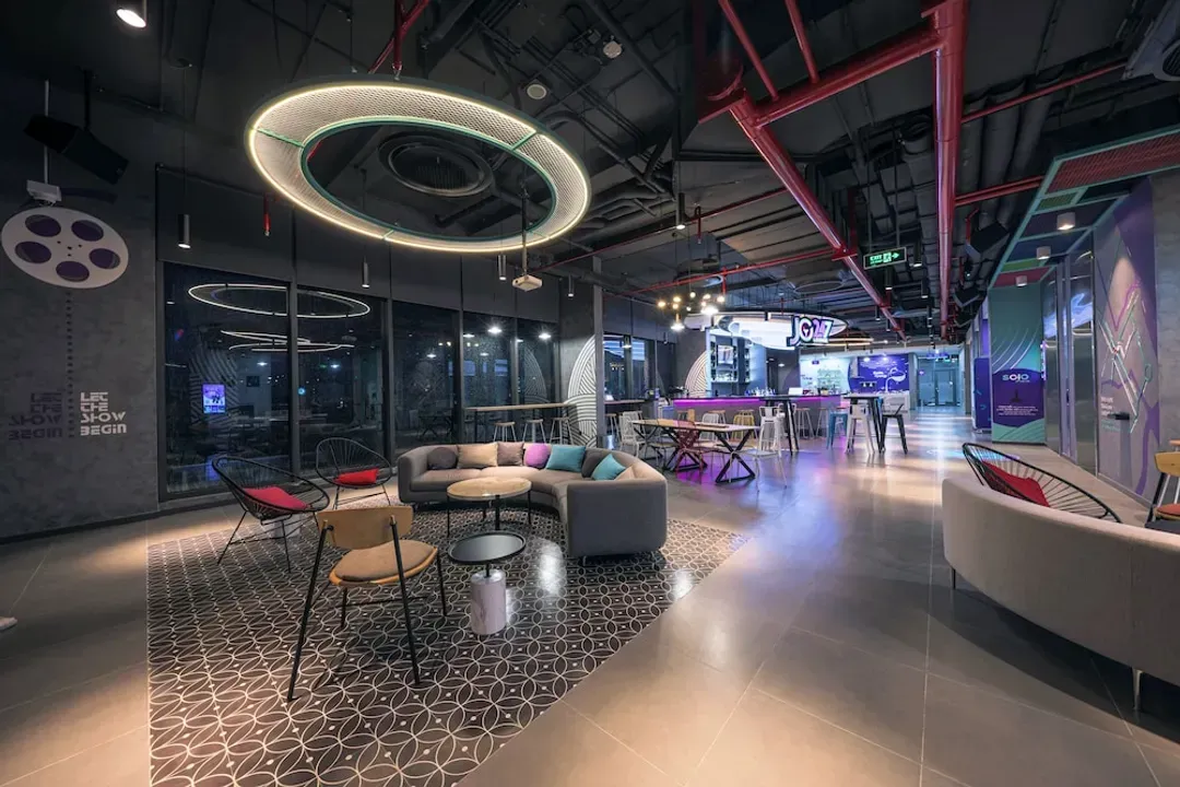 Lobby sitting area