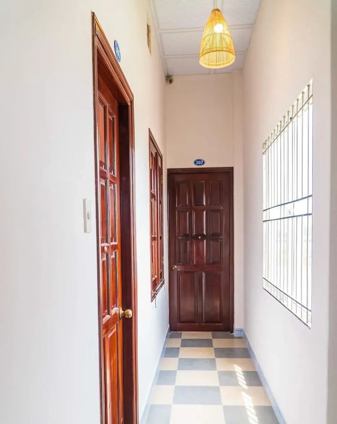 Interior entrance