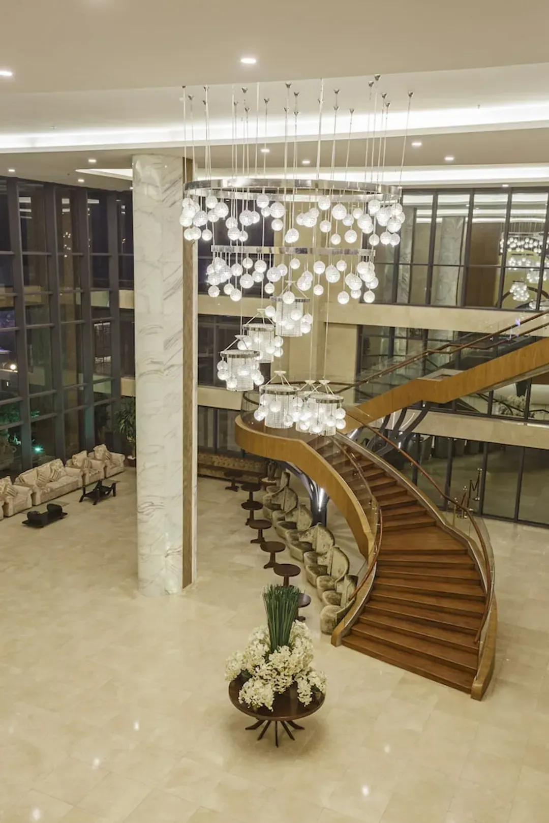 Interior entrance
