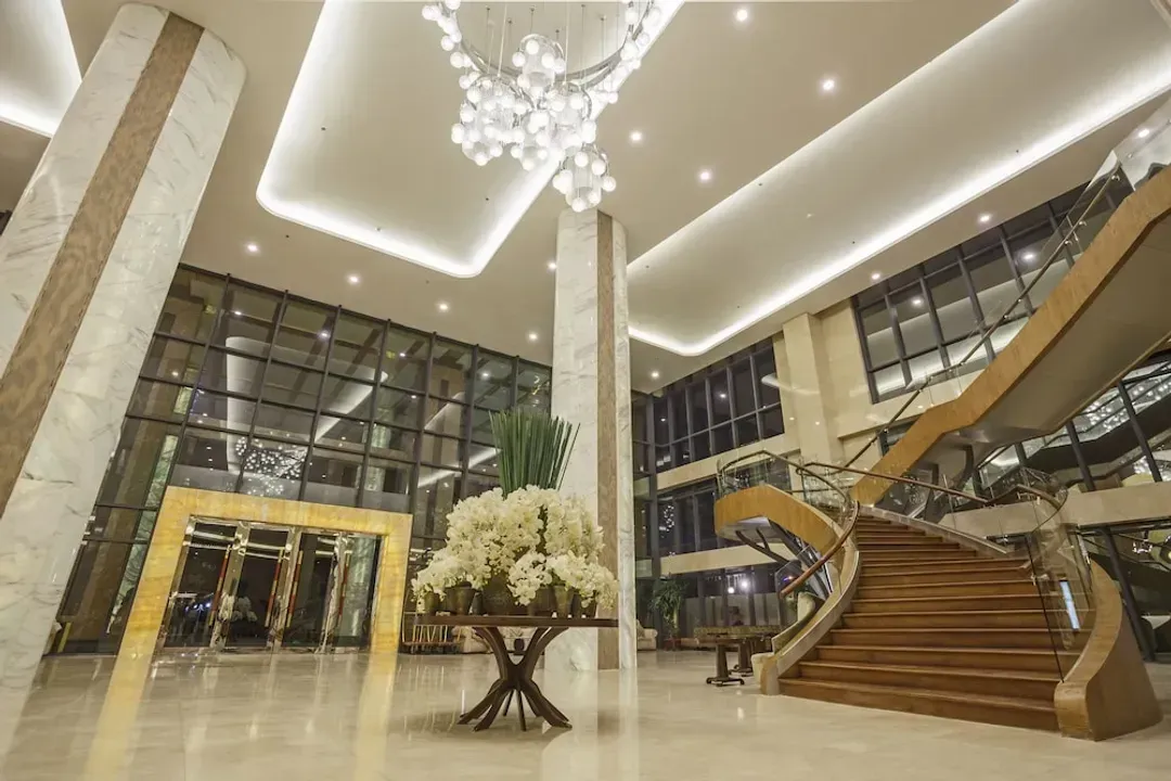 Interior entrance