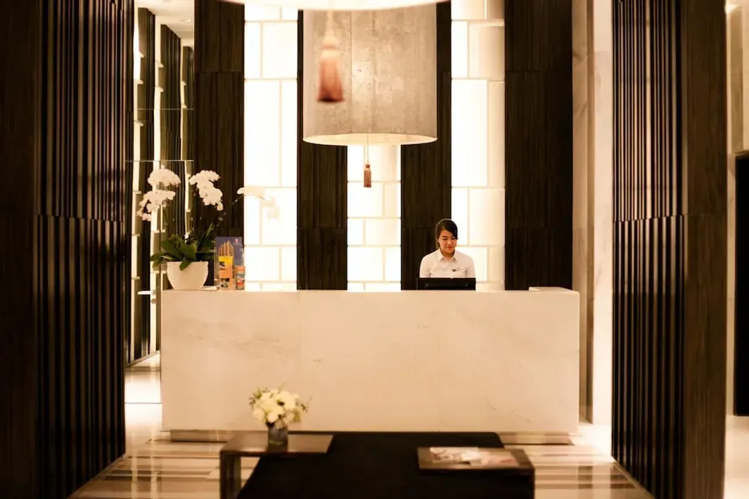 Interior entrance