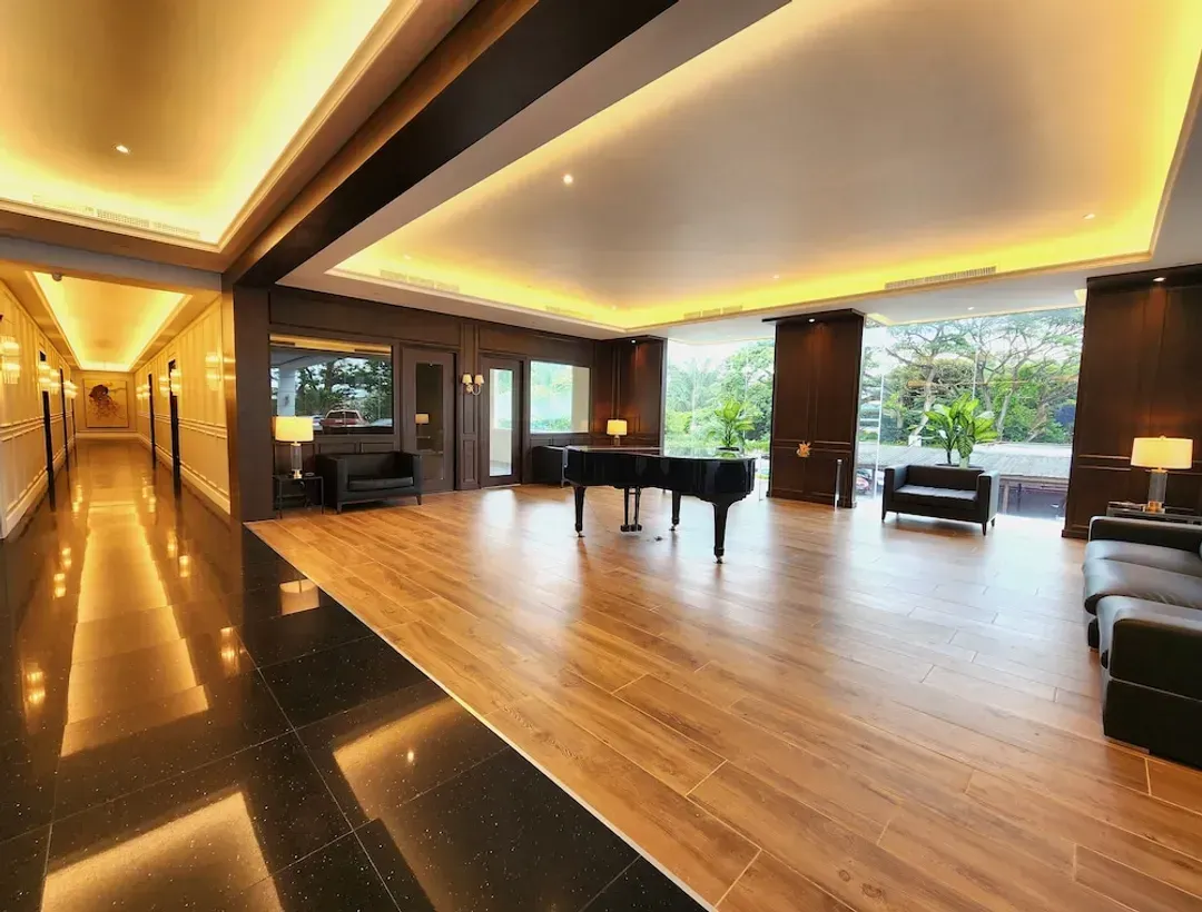 Lobby sitting area