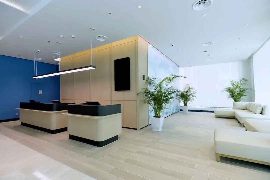 Lobby sitting area