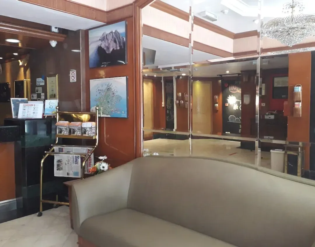 Lobby sitting area