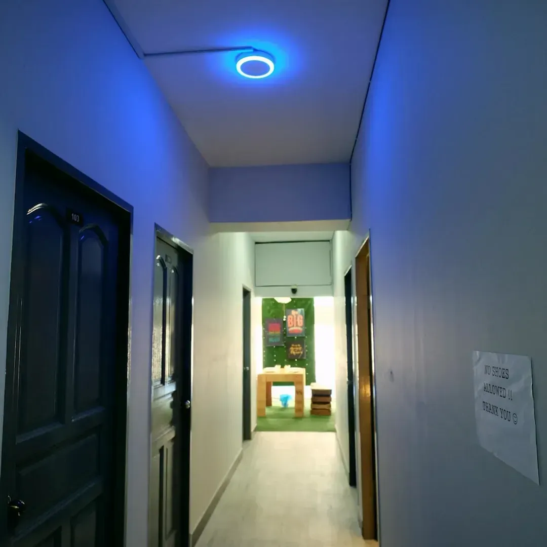 Interior entrance