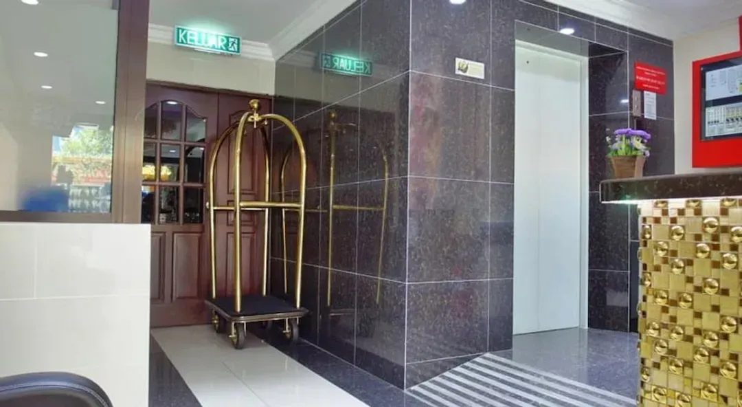 Interior entrance