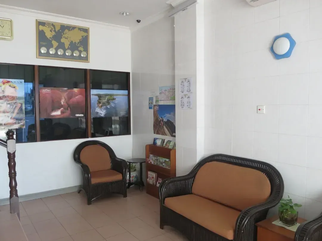 Lobby sitting area