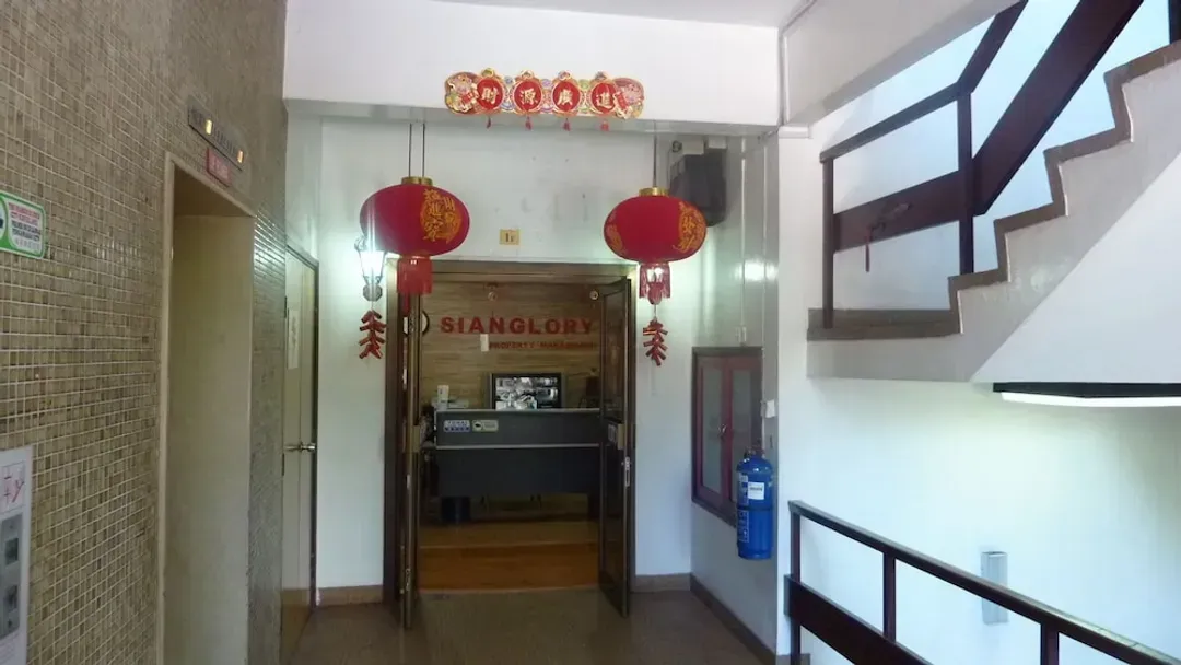 Interior entrance