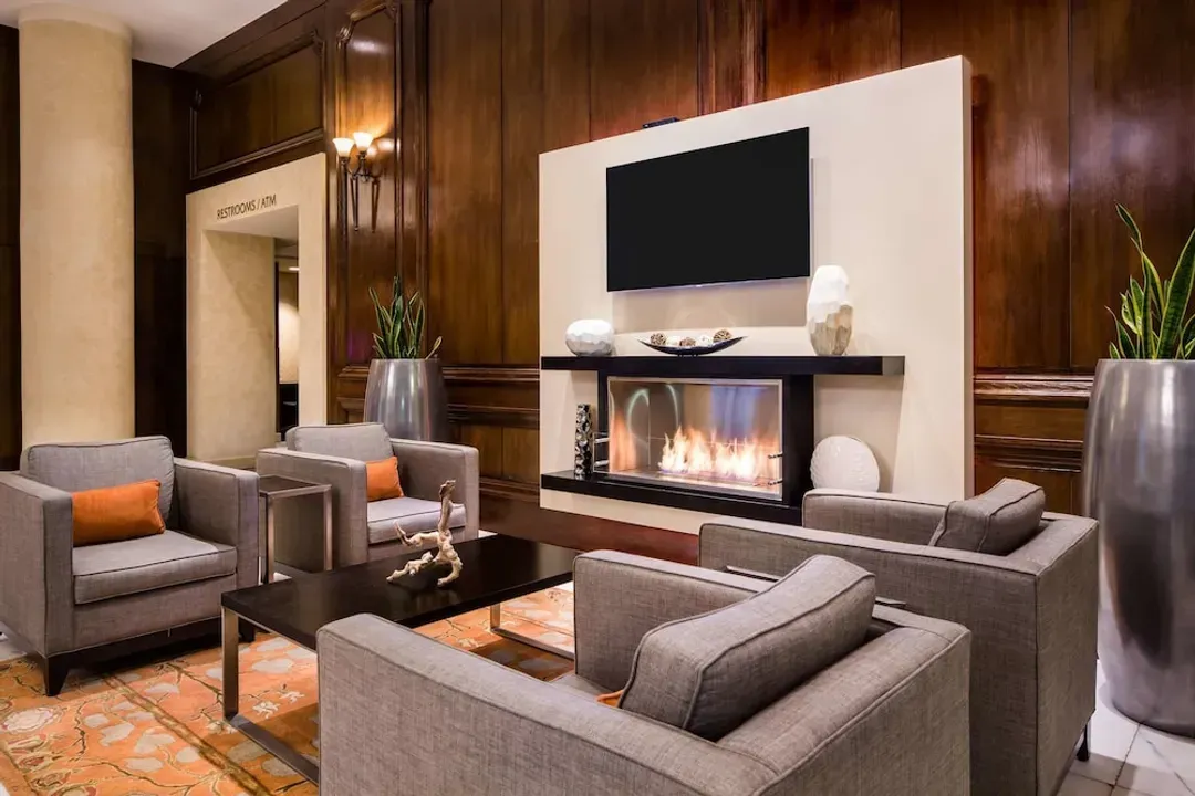 Lobby sitting area