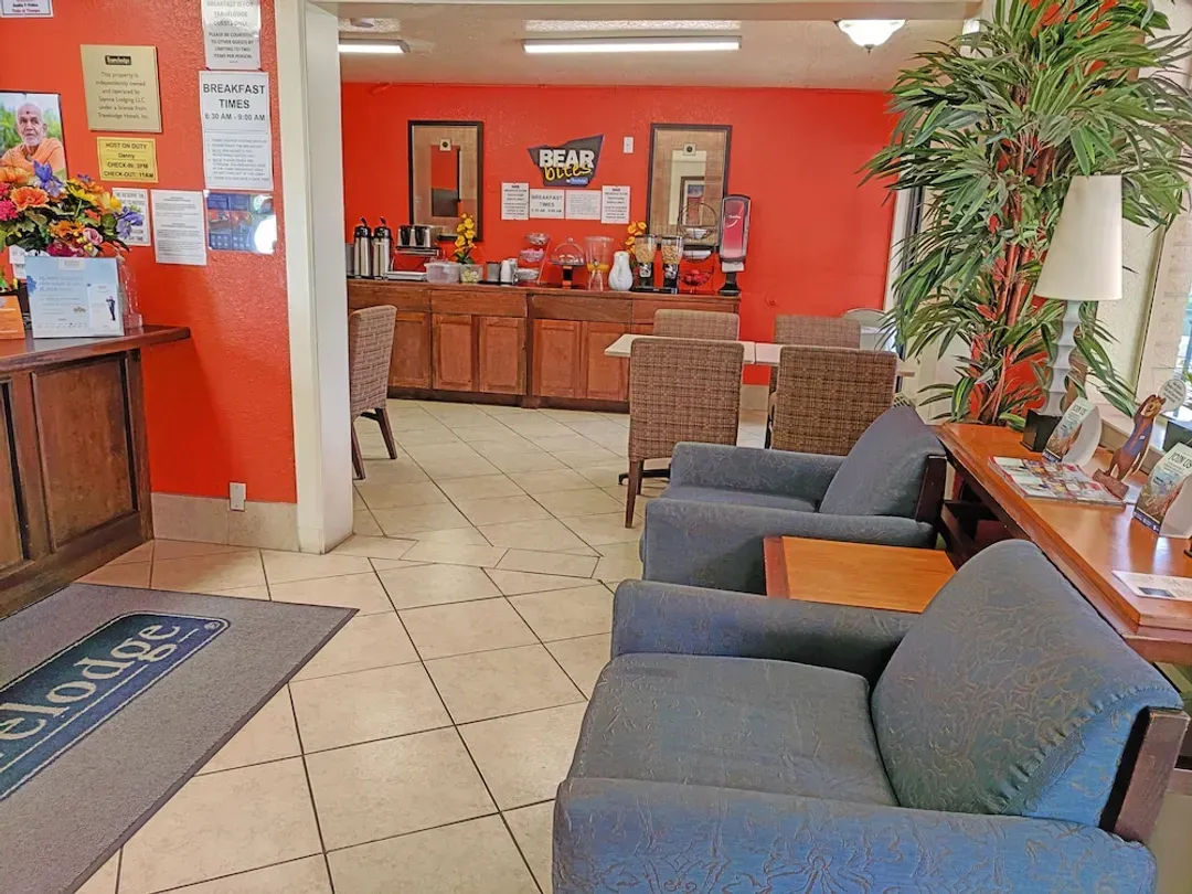 Lobby sitting area