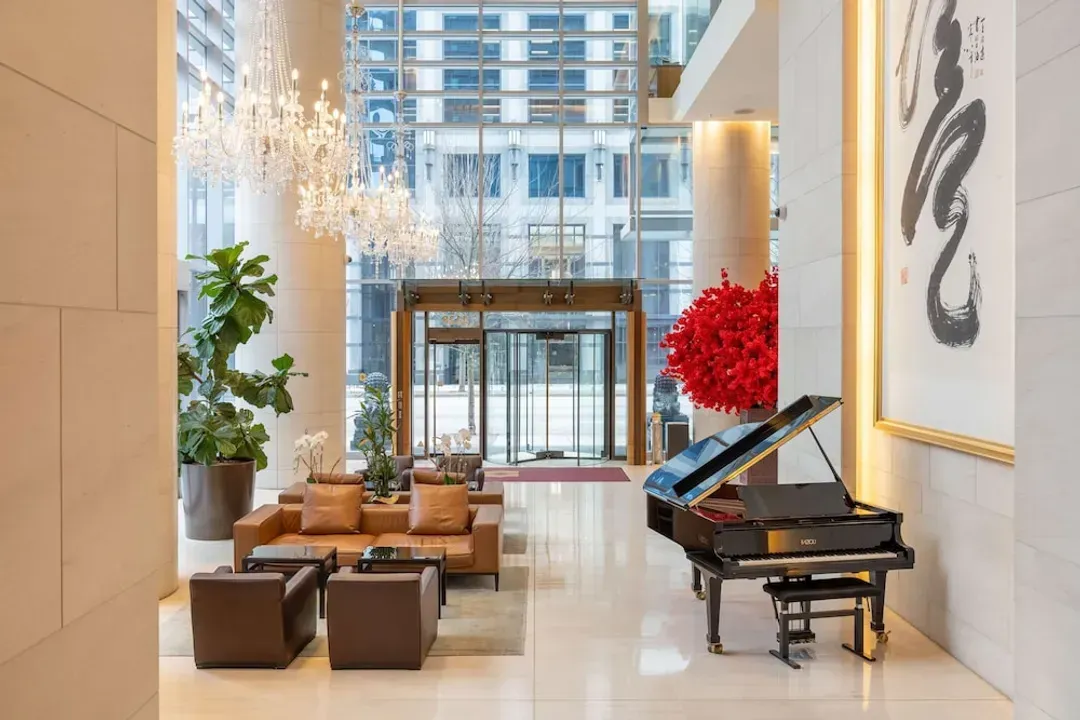 Lobby sitting area
