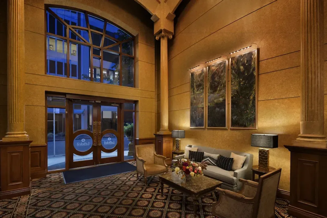 Interior entrance