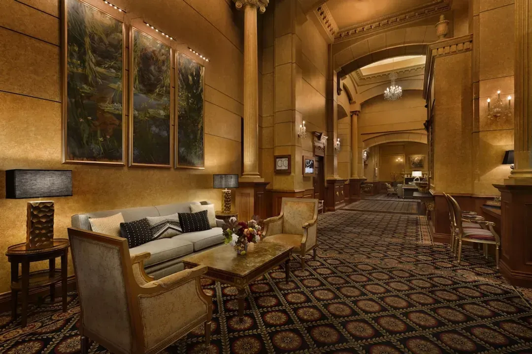 Lobby sitting area