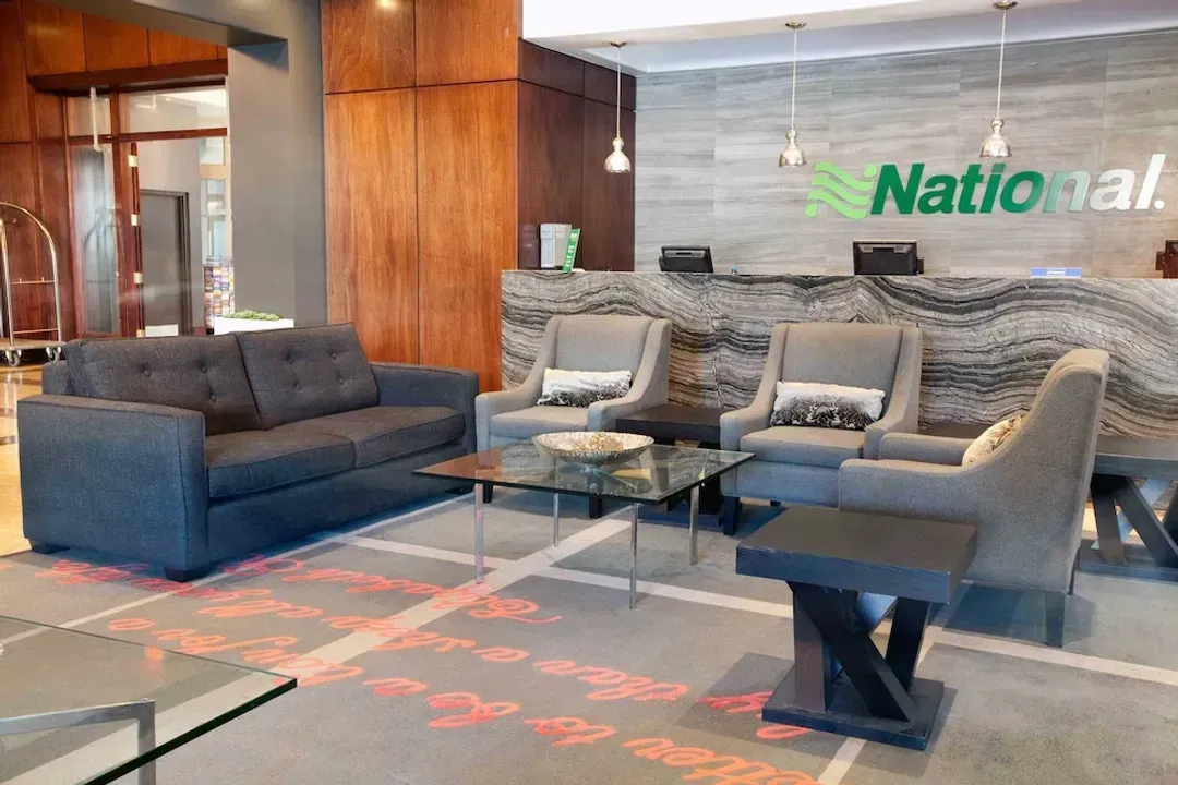 Lobby sitting area