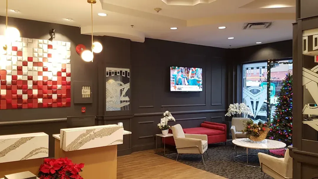 Lobby sitting area