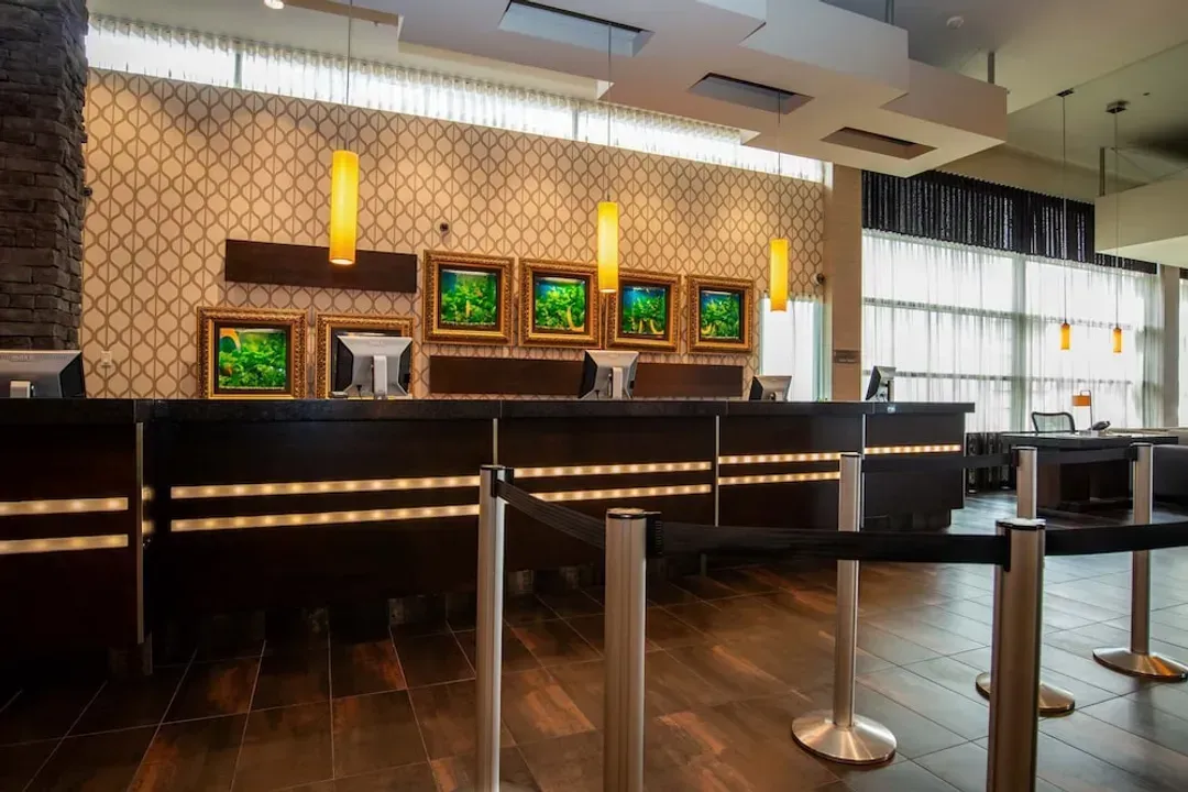 Check-in/check-out kiosk