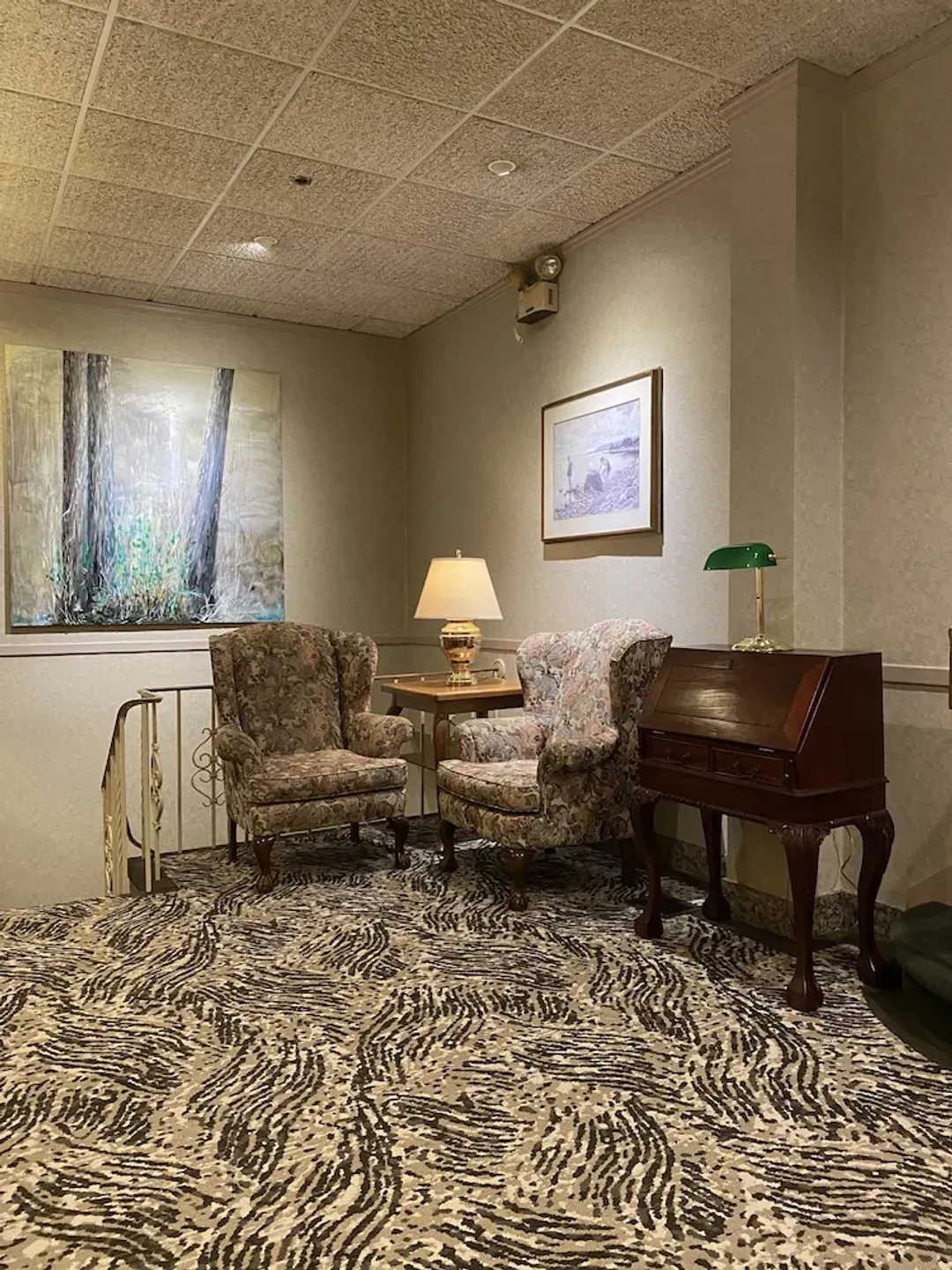 Lobby sitting area